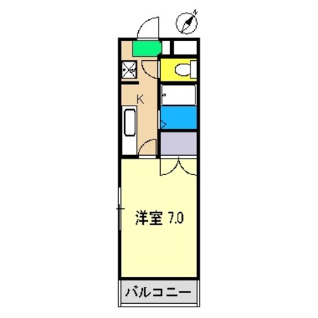 メゾンド･コロン B棟の物件間取画像